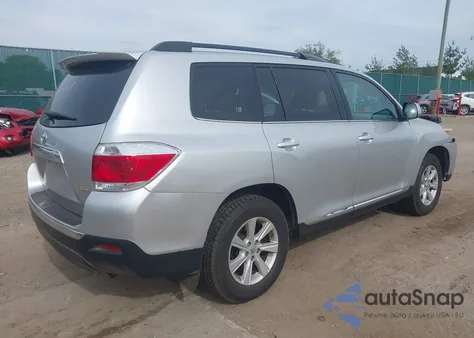2012 Toyota Highlander Base V6 from USA, damaged, VIN 5TDBK3EHXCS114298